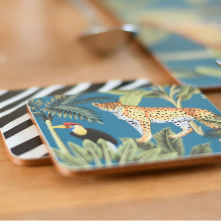 Summerhouse Madagascar Cheetah Coaster & Reviews Wayfair.co.uk